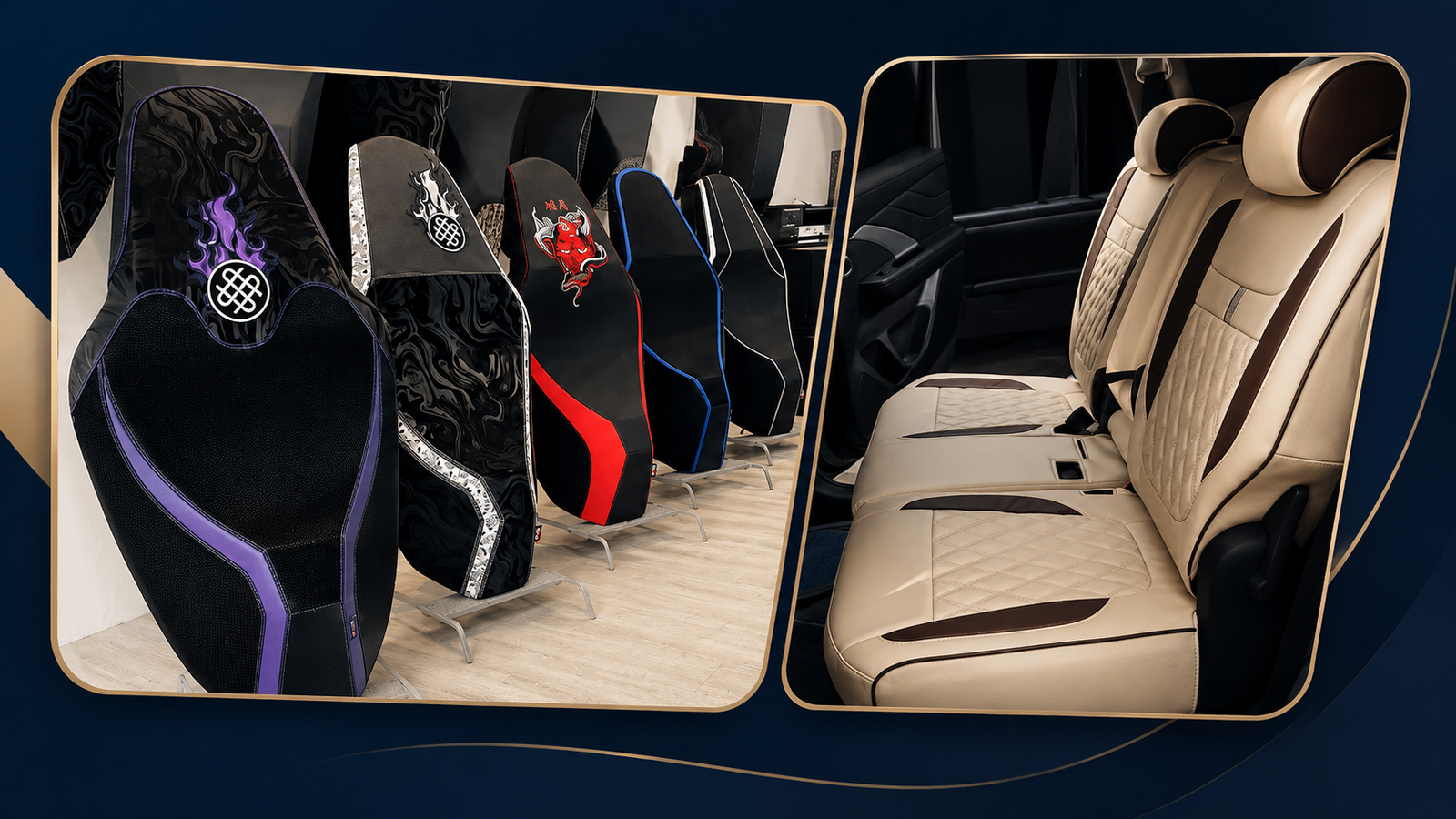 Car and motorcycle seat covers